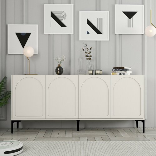 Schrank Lyon Cream and Black