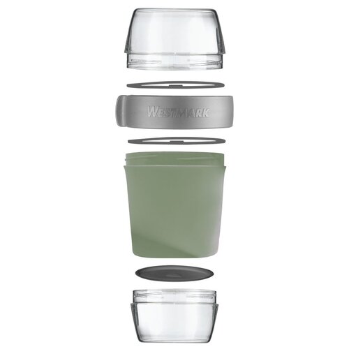 Westmark Tridelna posoda za hrano, 1150 ml, mintzelena