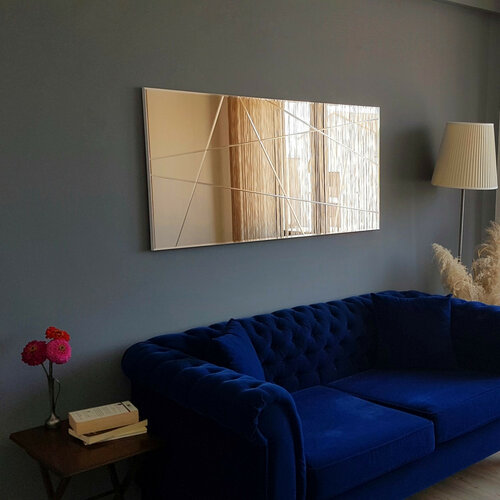 Bronze tükör 62 x 130 cm