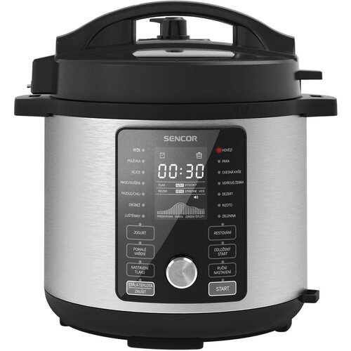 Sencor SPR 6600SS-CZE2 elektromos nyomásosfőzőedény