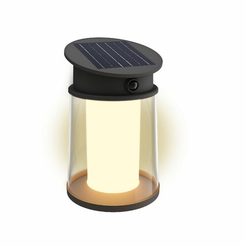 Philips Juda UltraEfficient solární LED svítidlo se senzorem černá, 3,2 W, 500 lm, 2700 K