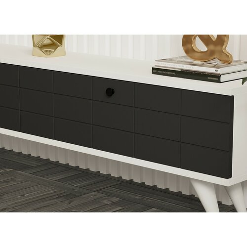 Măsuță TV Alberi White and Anthracite