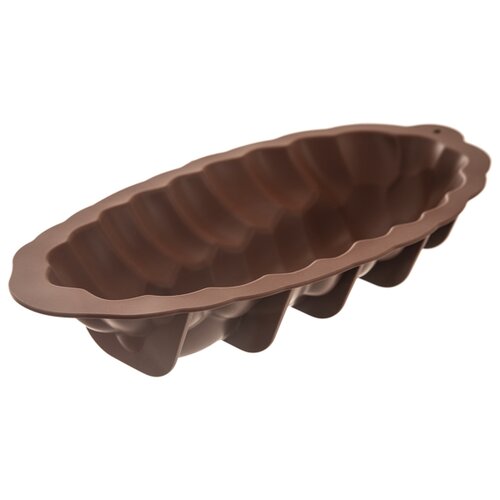 Orion Silikonform für Weihnachtsstollen, Braun