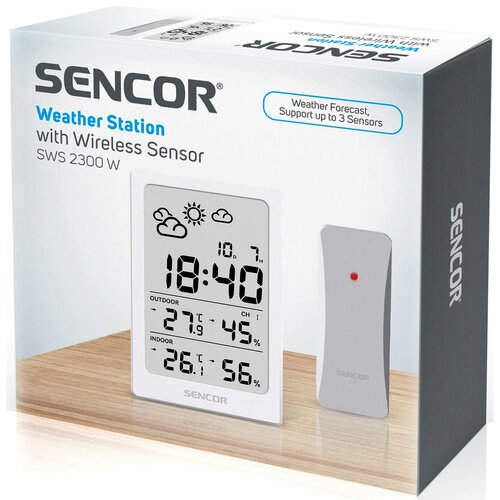 Sencor SWS 2300 W meteostanice, bílá
