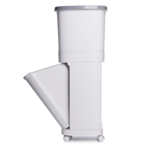 4Home HANDY univerzális tároló kosarak kerekeken, 2 emeletes