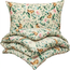 Bellatex Junior Nyuszi zöld leveles zöldségben pamut ágyneműhuzat, 140 x 200 cm, 70 x 90 cm