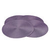 Suport farfurie Deco, rotund, violet, diam. 35 cm, set 4 buc.