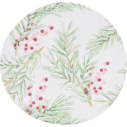 Різдвяна сервірувальна серветка Winter Berry, 38 см