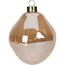 Weihnachts-LED-Dekoration „Organic Ball“, goldfarben, 10 cm