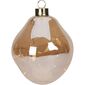 Ozdoba świąteczna LED Organic ball złoty, 10 cm