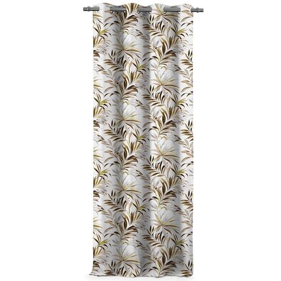 Restilo Zasłona Blackout Tropics brązowy, 140 x 245 cm