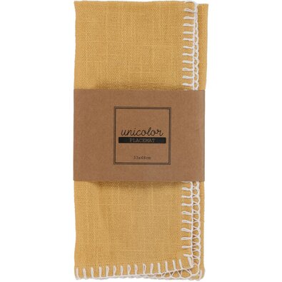 Set de suporturi de farfurii roz, 48 x 33 cm