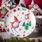 Farfurie de porțelan pentru desert Altom WinterGnomes 20 cm