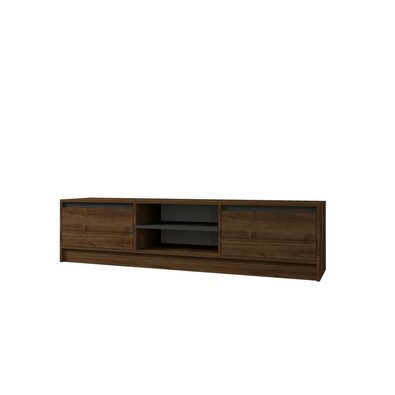 Televizní stolek Olca Walnut and Anthracite