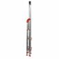 Scară din aluminiu pentru uz profesional Rolser Norma 220, 3 trepte
