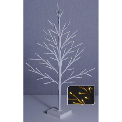 Świecące drzewko LED Pino, biały