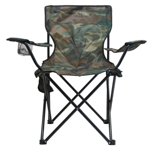Cattara 13450 Scaun pliant de camping Bari, armat,49 x 39 x 84 cm