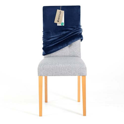 Restilo Napínací potah na židli Sento indigo, 48 x48 x 58 + 10 cm