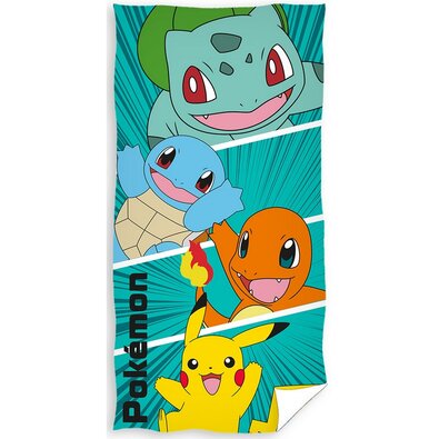 Otroška brisača Pokémon Prva generacija, 70 x 140cm