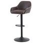 Scaun de bar din piele ecologică B-716 BR3, maro
