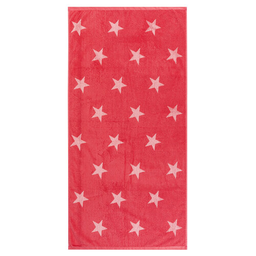 Ręcznik kąpielowy Stars różowy, 70 x 140 cm