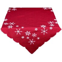 Vianočný obrus Hviezdičky červená, 35 x 35 cm