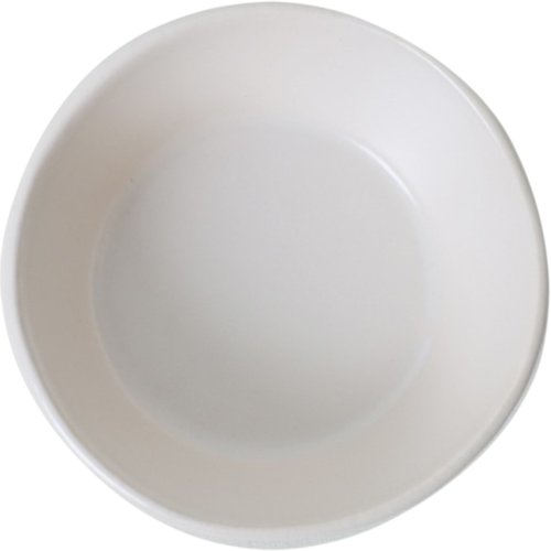 Facetta kőagyag tálkészlet 6 db, 12 cm, krém színű