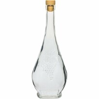 Butelka szklana z korkiem Luigi, 0,5 l