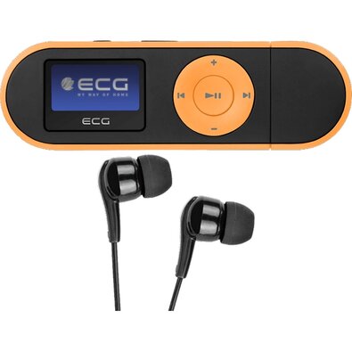 ECG PMP 20 mp3 prehrávač, 4 GB, oranžová
