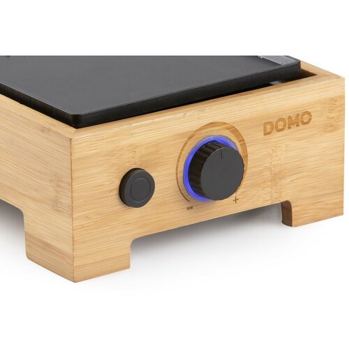 DOMO DO9270G stolní elektrický Plancha gril Bamboo Style