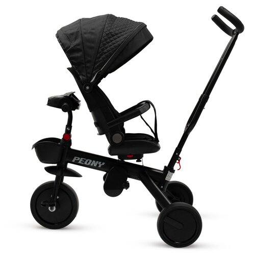 Baby Mix Triciclu pentru copii Peony EVA, negru
