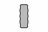 Lustro Aror Black 50 x 160 cm