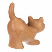 Decorație figurină pisică, poliresină, 12 x 7 x 13cm
