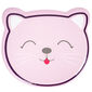 Hatu Kinder Plastikhocker Katze Rosa, 29,6 x 20,5 x 26 cm