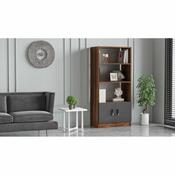 Knihovna Voma Anthracite and Walnut