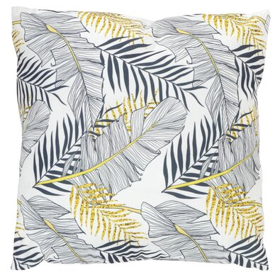 Vzglavnik z izpolnjevanjem Listy, 45 x 45 cm,samet