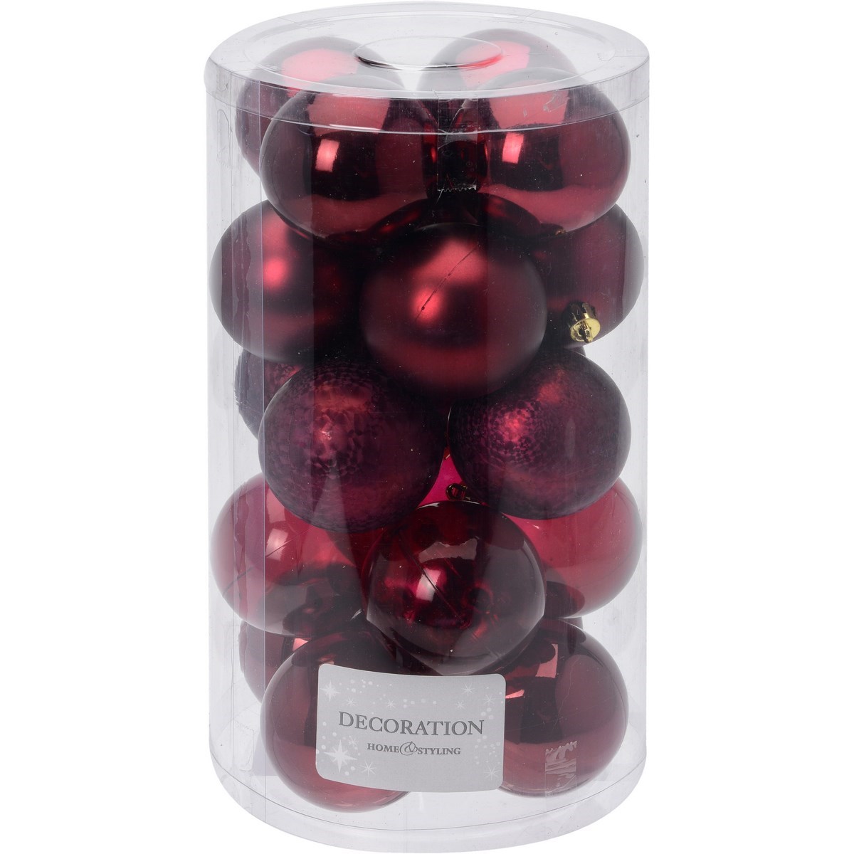 Vianočné ozdobné gule Inverno, pr. 6 cm