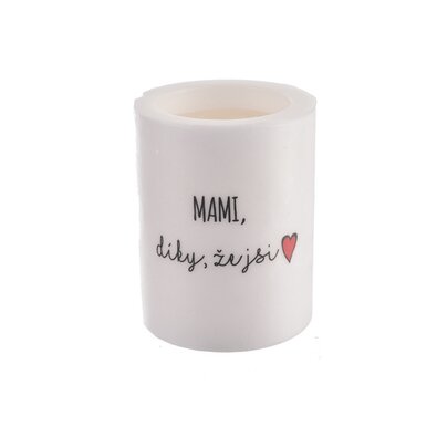 InDecor Świeca zapachowa MAMI, dzięki, że jesteś, 8 x 10 cm