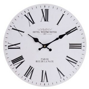 Годинник настінний Hotel Westminster, діаметр 34 см, дерево