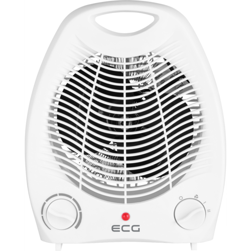 ECG TV 3030 Heat R White ventilator z ogrevanimzrakom, bel
