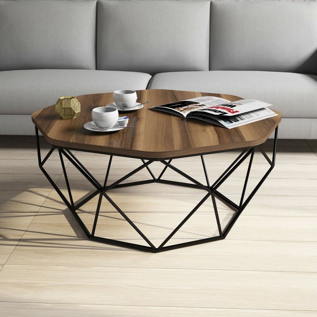 Konferenčný stolík Diamond Walnut