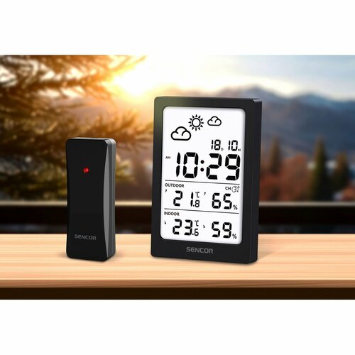 Sencor SWS 2300 B meteostanice, černá