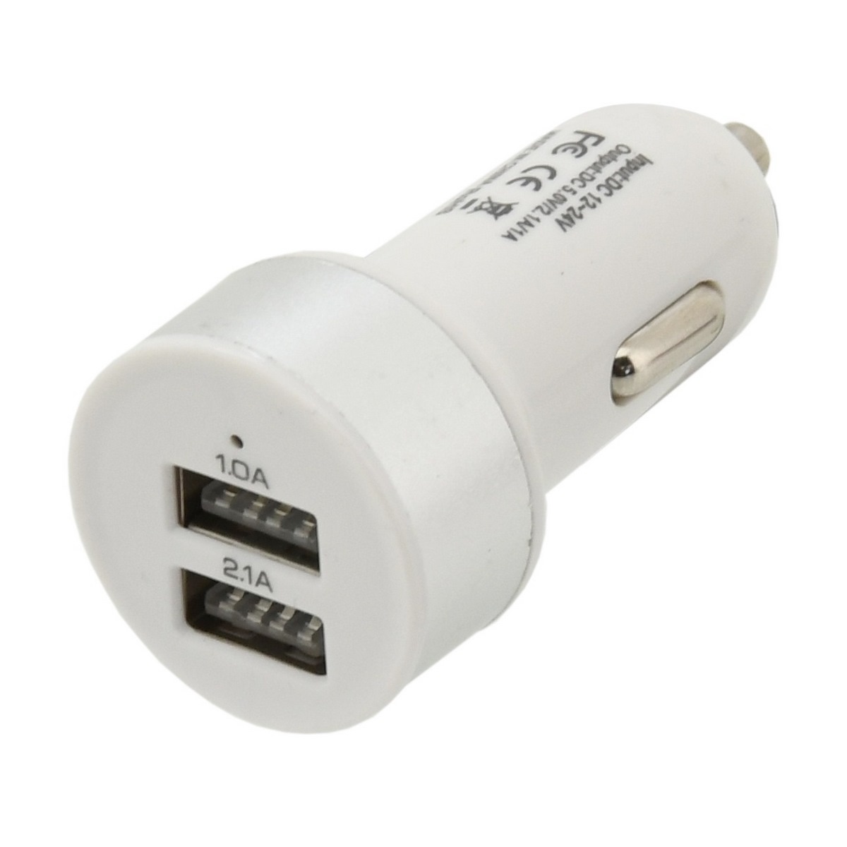 Obrázok Zástrčka 2xUSB 12-24V 5V/2100mA, COMPASS