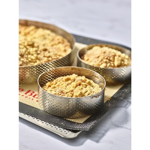 De Buyer 3098.09 perforiran okrogel okvir za torte24,5 cm, nerjaveče jeklo