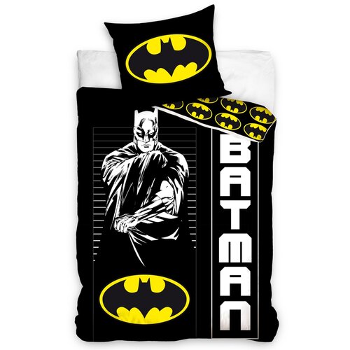 Detské bavlnené obliečky Batman Strážca noci, 140 x 200 cm, 70 x 90 cm