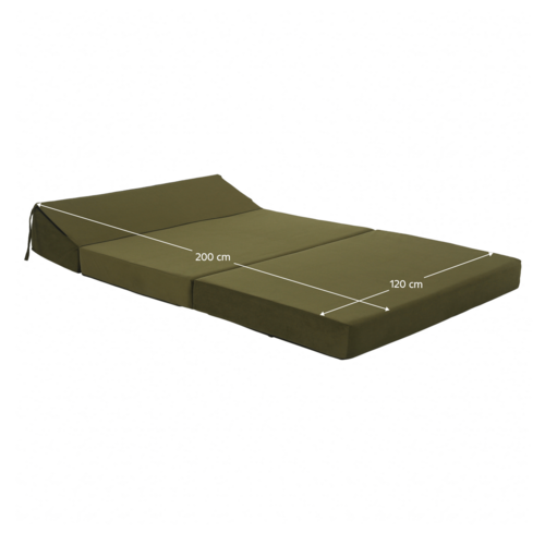 Scaun pliant/saltea VEDIS, verde