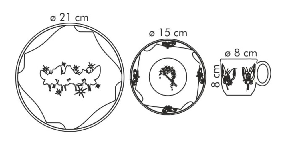 Obrázok Jedálenská súprava BAMBINI víly, Tescoma