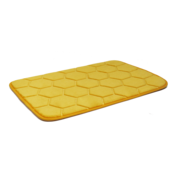 Covoraș din spumă cu memorie Domarex Honeycomb, galben, 38 x 58 cm