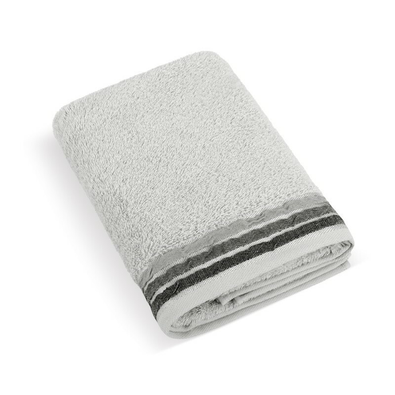 Bellatex Ręcznik frotte Léga jasnoszary, 50 x 100 cm