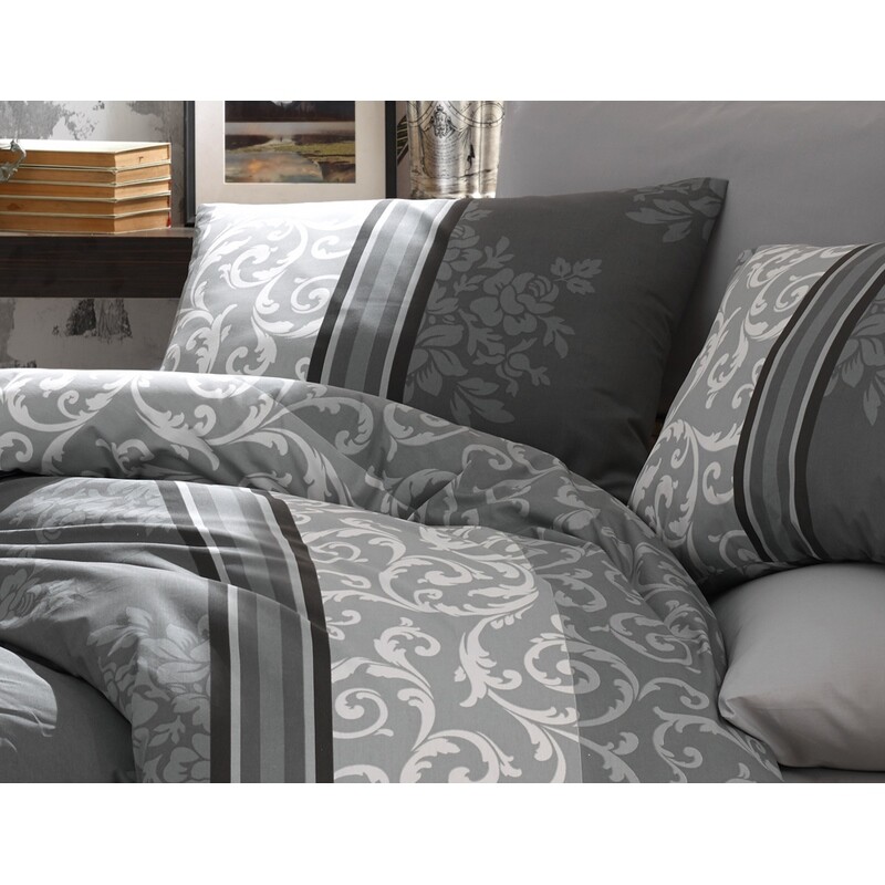 BedTex Pamut ágynemő Natura szürke, 220 x 200 cm,2 db 70 x 90 cm termék 2. képe